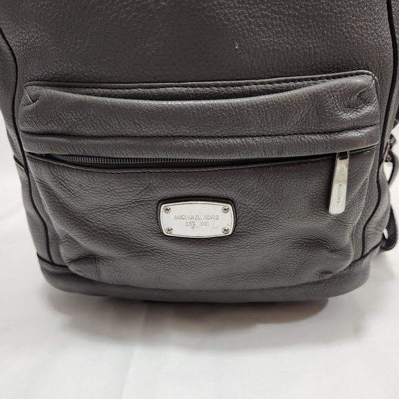 Michael Kors Gray Backpack Large Bags & Handbags for Women Leather main image 8